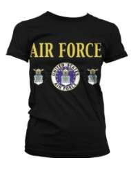 United States Air Force Juniors T shirt, Seal Of The Department Of The 