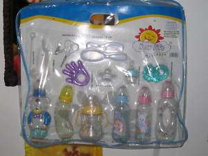 New Born Baby Age 0 10 Months Feeding & Care Set1 16 Items Eat Bottles 
