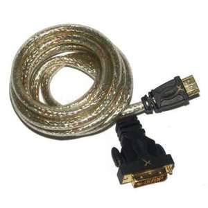  GoldX Plus Series 12 Foot HDMI Cable 19 Pin to DVI Cable 