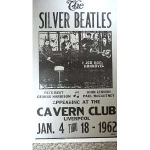  Silver Beatles at the Cavern Club 1962 Poster Everything 