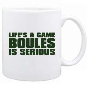  New  Life Is A Game , Boules Is Serious !!!  Mug Sports 