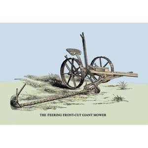 Vintage Art Feering Front Cut Giant Mower   07583 x: Home 