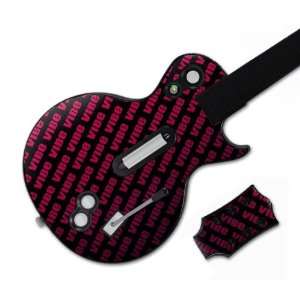   MS VIBE10026 Guitar Hero Les Paul  Xbox 360 & PS3  VIBE  Pattern Skin