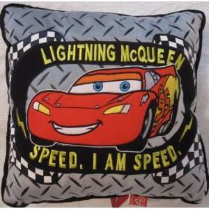   Pixar Cars Lighting McQueen Iam Speed Deco Pillow: Home & Kitchen