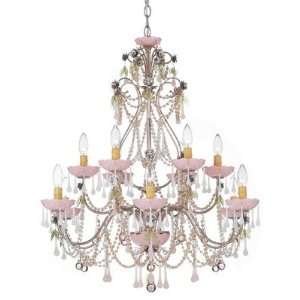 The Rose 6+6 Light 1432 Chandelier By Schonbek: Home 