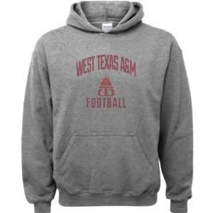 West Texas A&M Buffaloes Sport Grey Youth Varsity Washed Football Arch 