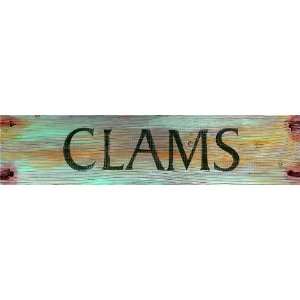  Vintage Beach Signs   Clams: Everything Else