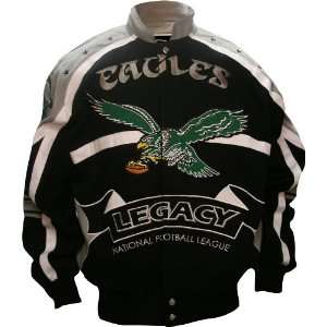   Philadelphia Eagles 2009 Legacy Twill Jacket: Sports & Outdoors