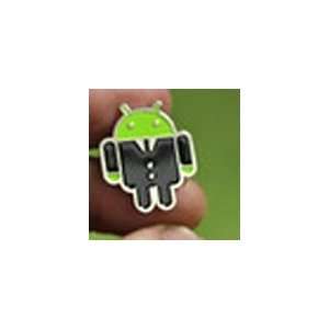  Limited Edition MWC Android Pin badge   Black 2 button 