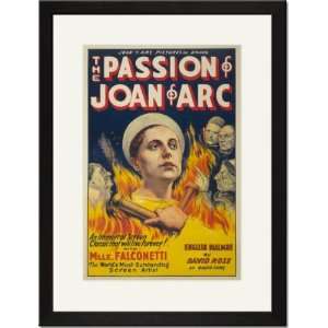   Framed/Matted Print 17x23, The Passion of Joan of Arc: Home & Kitchen