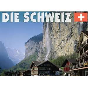  Die Schweiz Waterfall Poster: Office Products