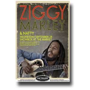   Ziggy Marley Poster   Concert Flyer   Showbox Sept11: Home & Kitchen