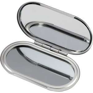  Swissco Ultra Thin Oval Compact Mirror 1X/3X Magnification 