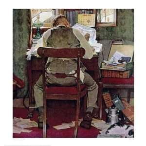  Norman Rockwell   Income Taxes Giclee