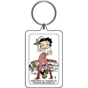    Betty Boop Waitress Lucite Keychain K BOOP 0009: Everything Else