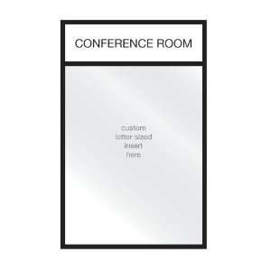  Conference Room Sign   Changeable Insert  Room Schedule 