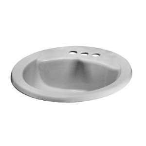 American Standard 0427.444.165 Cadet Round Countertop Sink with 4 Inch 