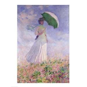 Woman with a Parasol turned to the Right, 1886 Finest LAMINATED Print 