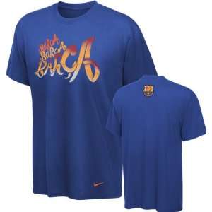    FC Barcelona Blue Nike Crore Pride T Shirt