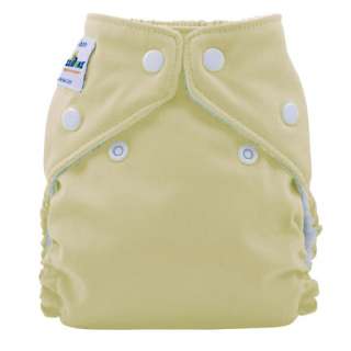   FuzziBunz Perfect Size Cloth Diaper, Apple Green, Small 7 18 lbs Baby