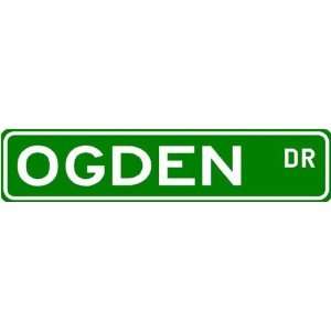 OGDEN Street Name Sign ~ Family Lastname Sign ~ Gameroom 