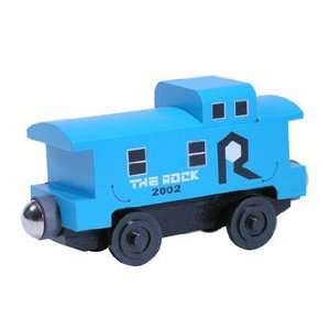   Shortline Railroad   Rock Island Blue Caboose   100509: Toys & Games