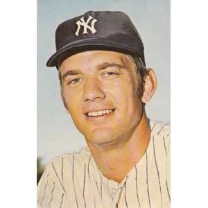 Stan Bahnsen giveaway picture card postcard New York Yankees 1970 3.5 