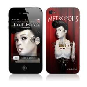  Music Skins MS JM10133 iPhone 4  Janelle MonAe  Metropolis 