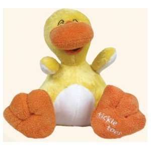  Nuby Duck Plush Giggle Tickle Toes 