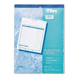  TOPS 46147   Purchase Order Book, 8 1/2 x 11, Three Part 