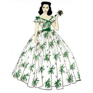  Gone With The Wind Barbecue Party Dress Pattern 