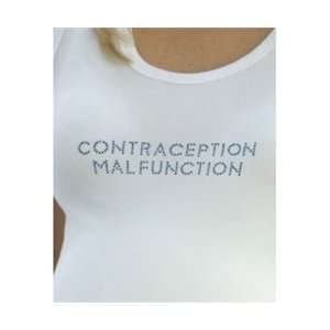 CryBaby Maternity Contraception Malfunction   Long Sleeve Color: White 