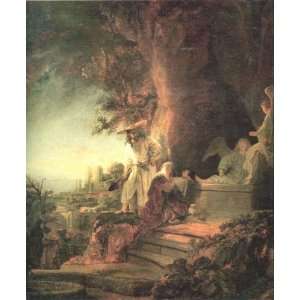  Oil Painting: Christ Appears to Mary Magdalene: Rembrandt 