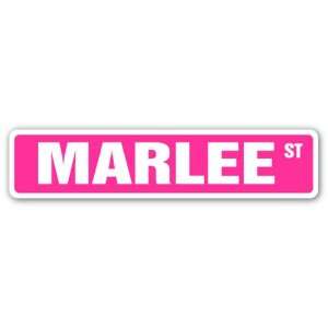 MARLEE Street Sign name kids childrens room door bedroom 