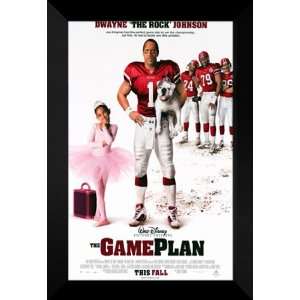  The Game Plan 27x40 FRAMED Movie Poster   Style A 2007 