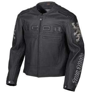  Icon Motorhead Battlecry Jacket   Medium/Black Automotive