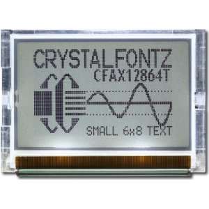  Crystalfontz CFAX12864T TFH 128x64 graphic LCD display 