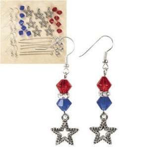   Blue Crystal Earring Kit   Beading & Bead Kits: Arts, Crafts & Sewing
