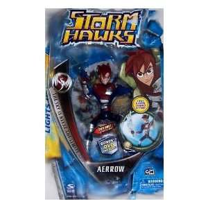  CARTOON NETWORKS STORM HAWKS   DELUXE AERROW WITH LIGHT UP 