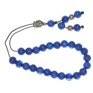 Worry Beads   Classic   Round Blue   1 pc.: Arts, Crafts 