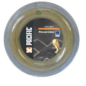  Pacific Power Line 16L Reel Tennis String NATURAL Sports 