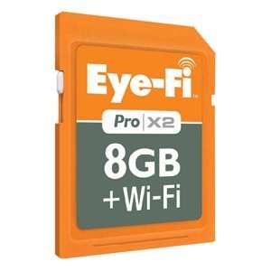  New   Eye Fi Pro X2 Wireless 8GB SDHC Memory Card   CL3572 