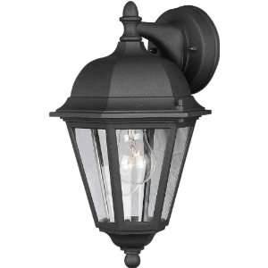 Forte Lighting 1761 01 04 Black Traditional / Classic 1 Light Outdoor 