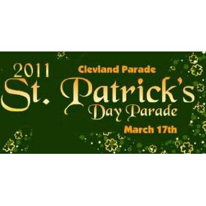  3x6 Vinyl Banner   St Patricks Day Parade Announcement 