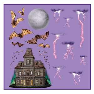    Haunted House & Night Sky Props Wall Add Ons 