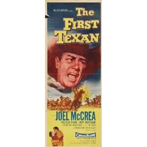  The First Texan (1956) 14 x 36 Movie Poster Insert Style A 