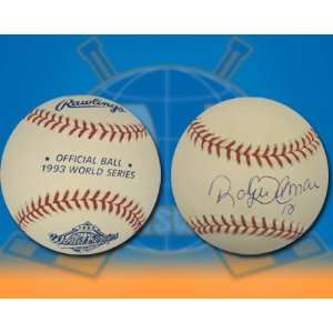  Alomar Autographed Baseball   1993 World Series: Sports & Outdoors