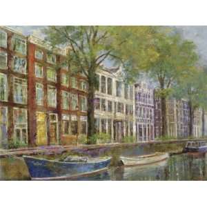  Amsterdamn Row Houses Finest LAMINATED Print Michael Longo 