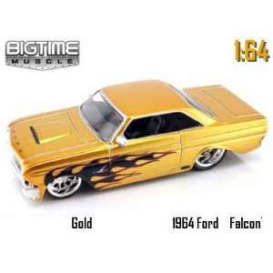  Jada Dub City Big Time Muscle Gold 1964 Ford Falcon with 