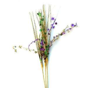  Mardi Gras Star Grass Pick (Bulk) 